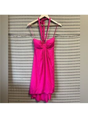 Vintage Cache Pink Halter Dress